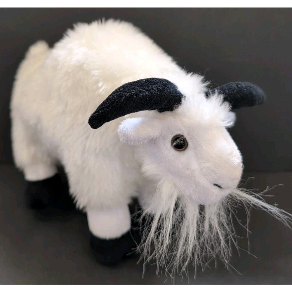 Wishpets 2006 Billy Goat White Plush Animal Mikos‎ Wish Pets
